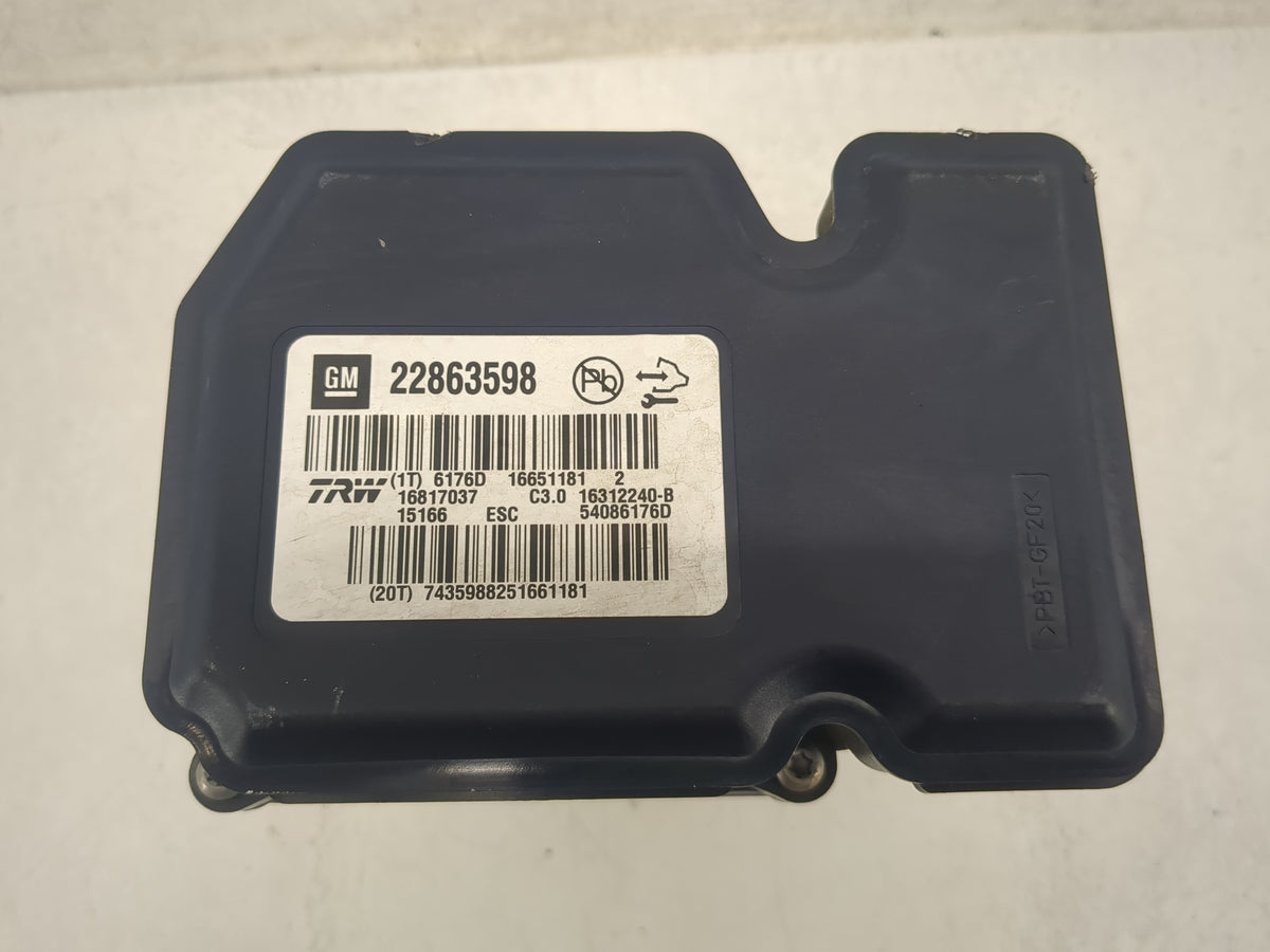 2013-2016 Chevrolet Malibu Anti-Lock Brake ABS Pump Module Actuator OEM P/N:16817037 54086176D Fits Fits 2012 2013 2014 2015
