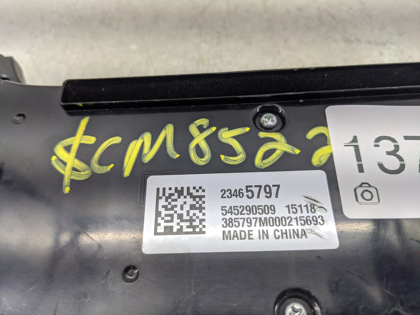 2014-2016 Chevrolet Malibu Climate Control Module Temperature AC/Heater Replacement P/N:23465797 Fits Fits 2014 2015 2016 OE