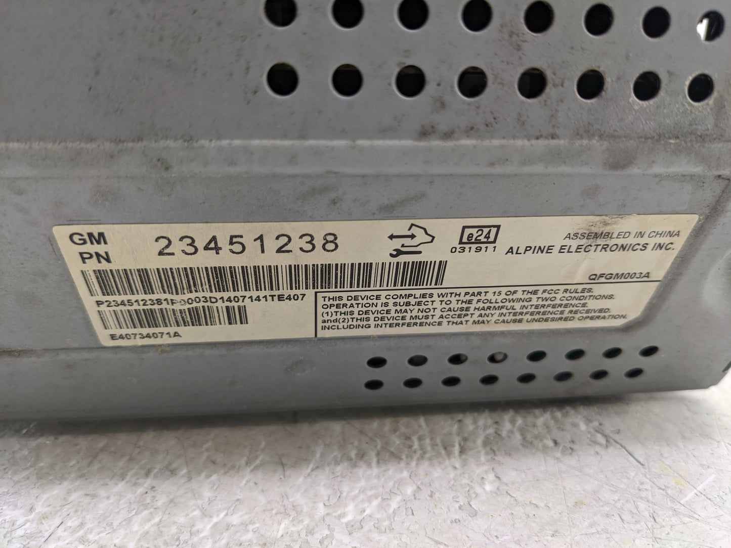 2013-2016 Chevrolet Malibu Information Display Screen - Oemusedautoparts1.com