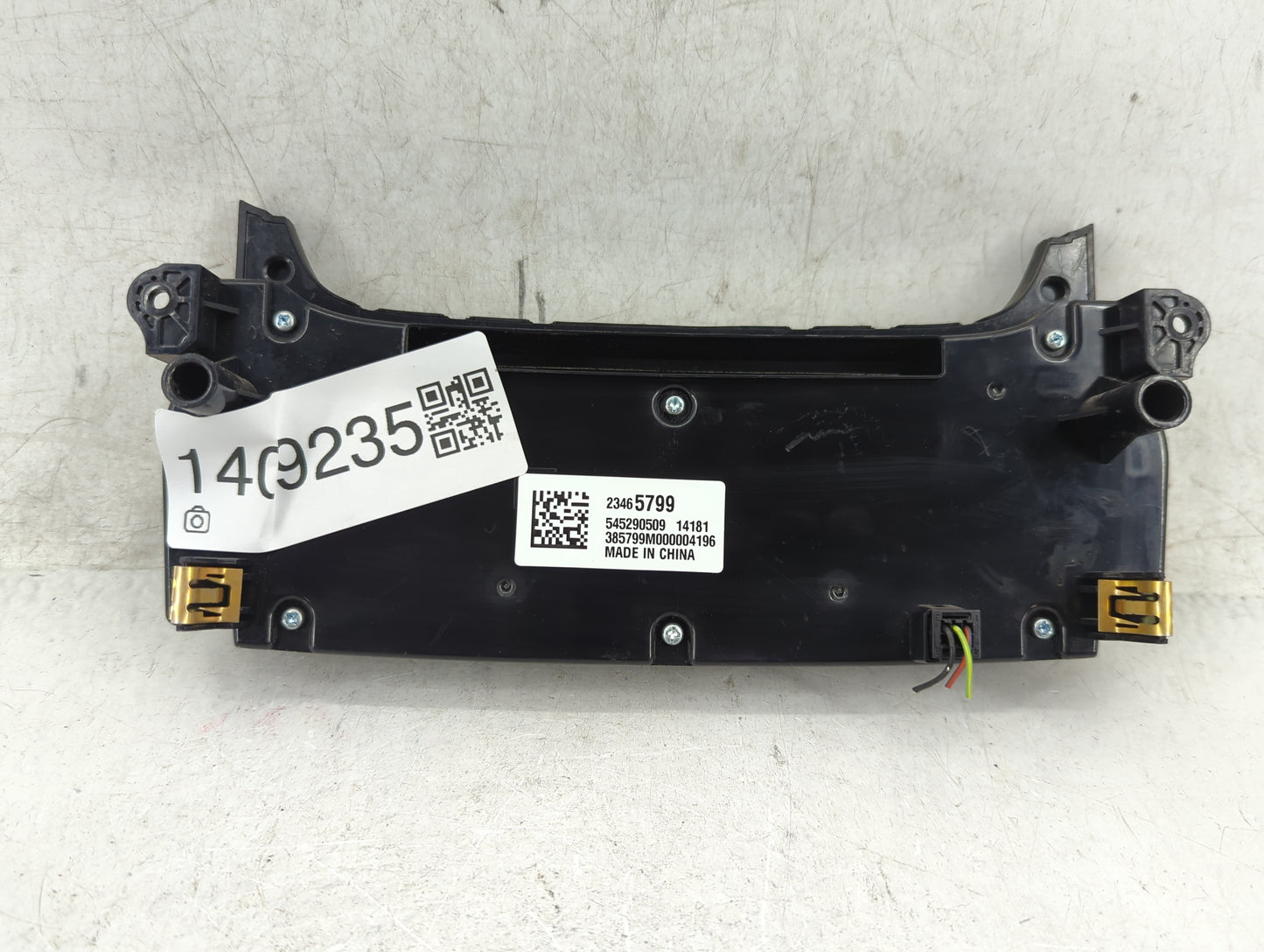 2013-2015 Chevrolet Malibu Climate Control Module Temperature AC/Heater Replacement P/N:23465799 Fits Fits 2013 2014 2015 OE