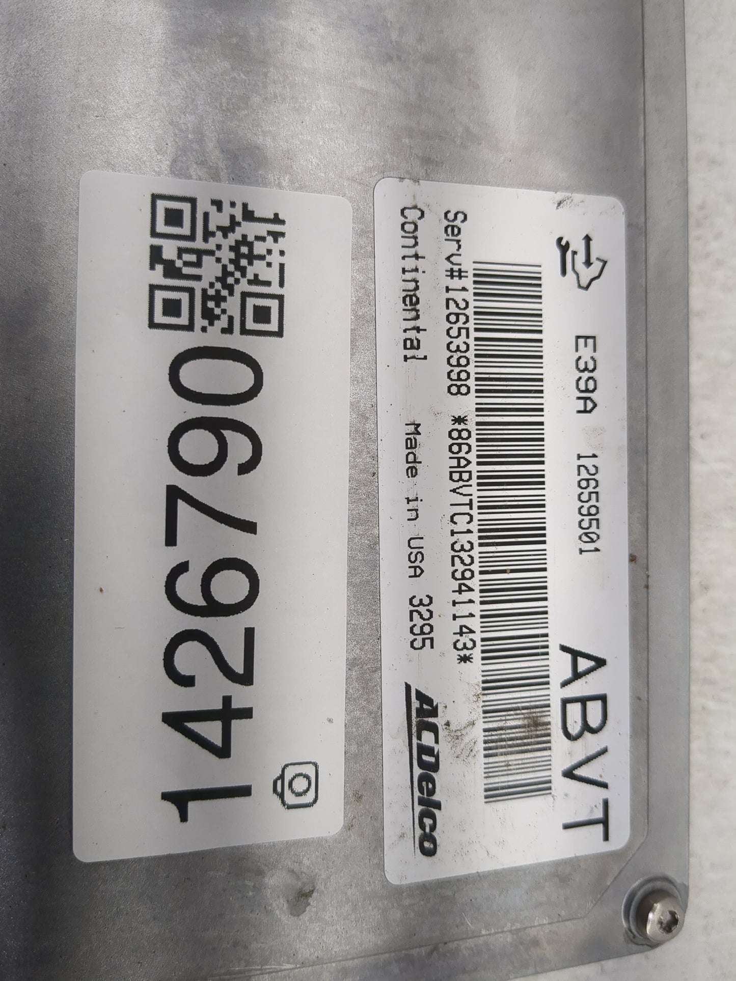 2013-2016 Chevrolet Malibu PCM Engine Control Computer ECU ECM PCU OEM P/N:12659501 Fits Fits 2013 2014 2015 2016 OEM Used A
