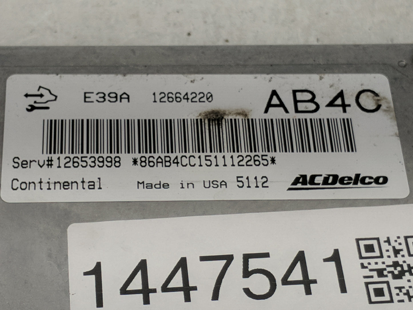 2015 Chevrolet Malibu PCM Engine Control Computer ECU ECM PCU OEM P/N:12664220 12653998 Fits OEM Used Auto Parts - Oemusedau