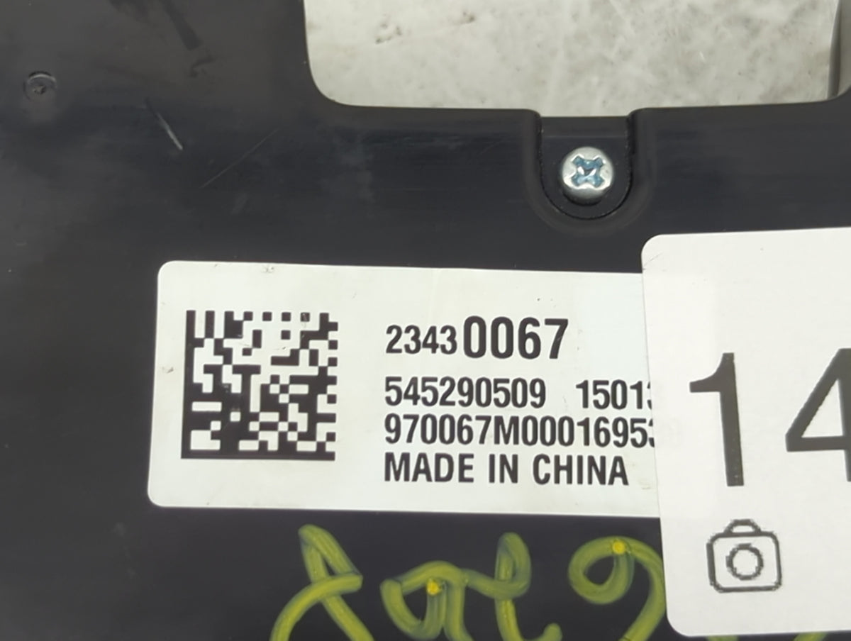 2014-2016 Chevrolet Malibu Climate Control Module Temperature AC/Heater Replacement P/N:23430067 545290509 Fits OEM Used Aut