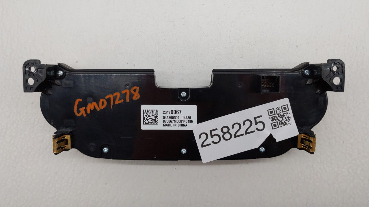 2014-2016 Chevrolet Malibu Radio Control Panel - Oemusedautoparts1.com