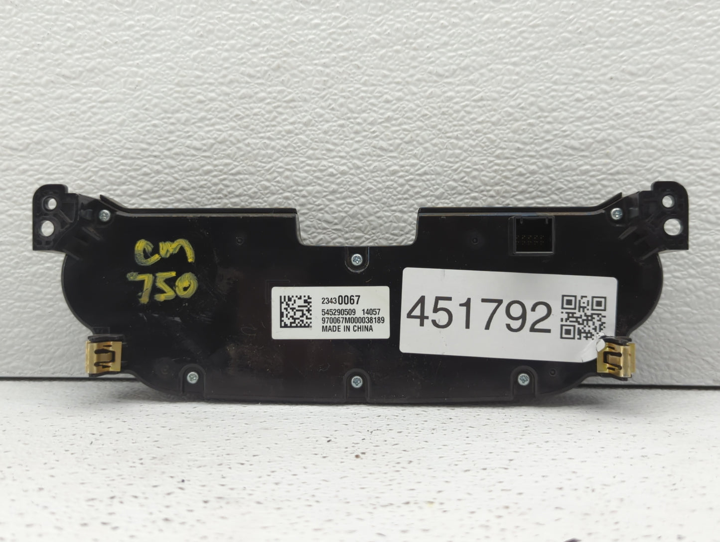 2014-2016 Chevrolet Malibu Radio Control Panel - Oemusedautoparts1.com