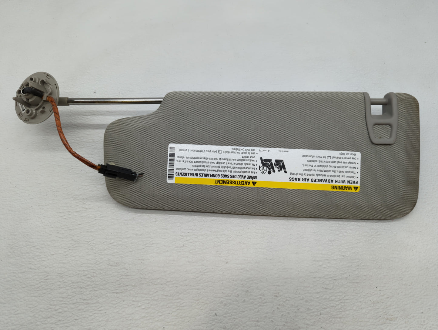 2013-2016 Chevrolet Malibu Sun Visor Shade Replacement Passenger Right Mirror Fits Fits 2013 2014 2015 2016 OEM Used Auto Pa