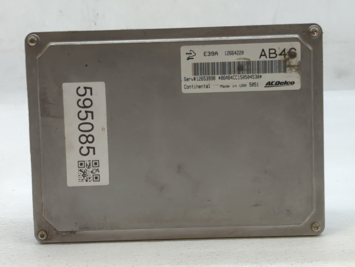 2013-2016 Chevrolet Malibu PCM Engine Control Computer ECU ECM PCU OEM P/N:12664220 Fits Fits 2013 2014 2015 2016 OEM Used A