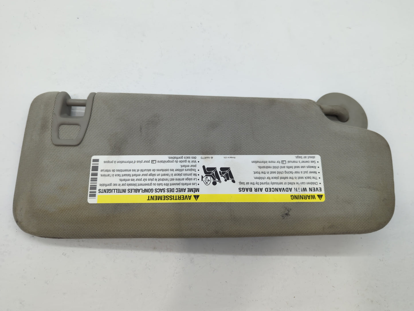 2013-2016 Chevrolet Malibu Sun Visor Shade Replacement Passenger Right Mirror Fits Fits 2013 2014 2015 2016 OEM Used Auto Pa