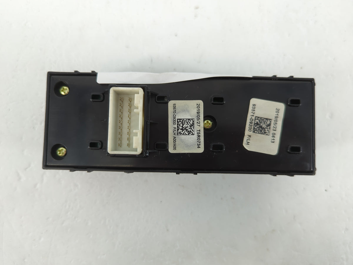 2015 Chevrolet Malibu Master Power Window Switch Replacement Driver Side Left P/N:93570-D9300 T5R0734 Fits OEM Used Auto Par