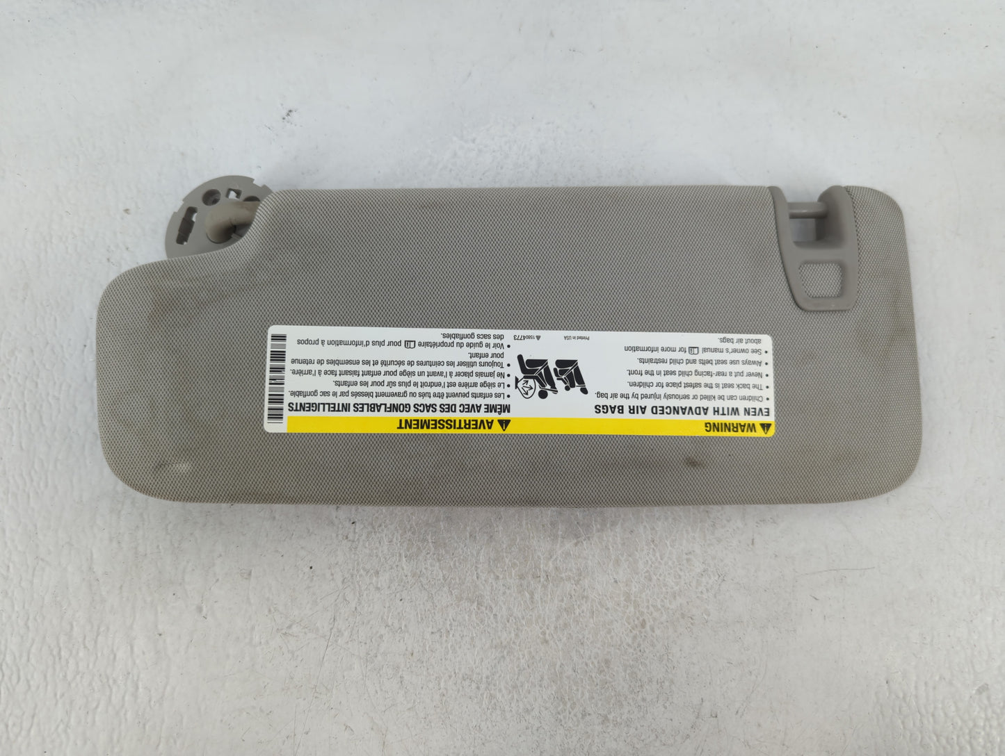 2013-2016 Chevrolet Malibu Sun Visor Shade Replacement Passenger Right Mirror Fits Fits 2013 2014 2015 2016 OEM Used Auto Pa