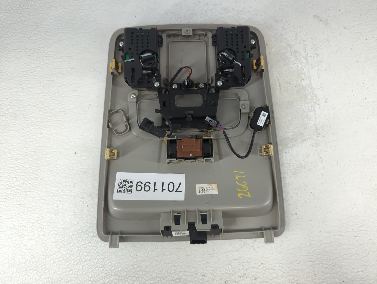 2015 Chevrolet Malibu Overhead Roof Console - Oemusedautoparts1.com