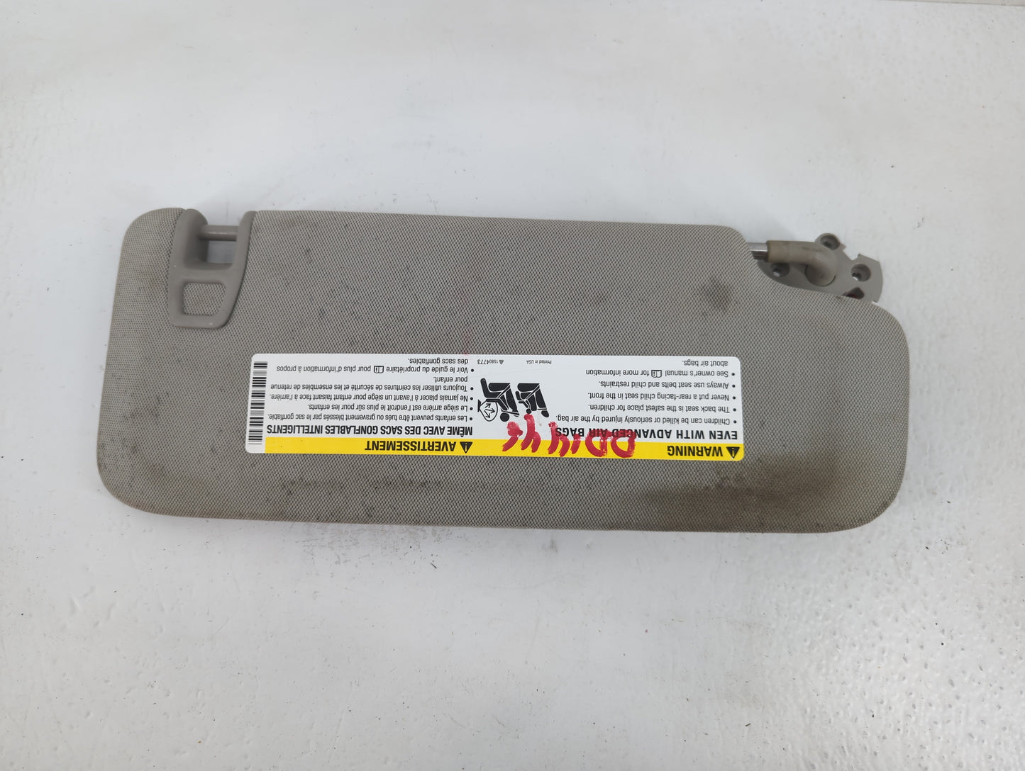 2013-2016 Chevrolet Malibu Sun Visor Shade Replacement Driver Left Mirror Fits Fits 2013 2014 2015 2016 OEM Used Auto Parts