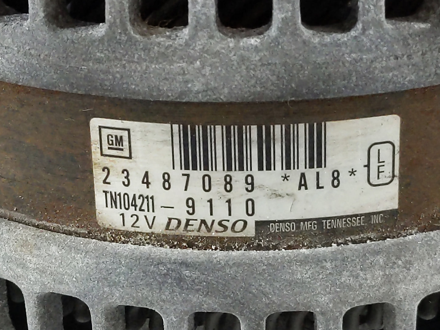 2014-2019 Chevrolet Silverado 1500 Alternator Replacement Generator Charging Assembly Engine OEM P/N:23487089 TN104211-8340