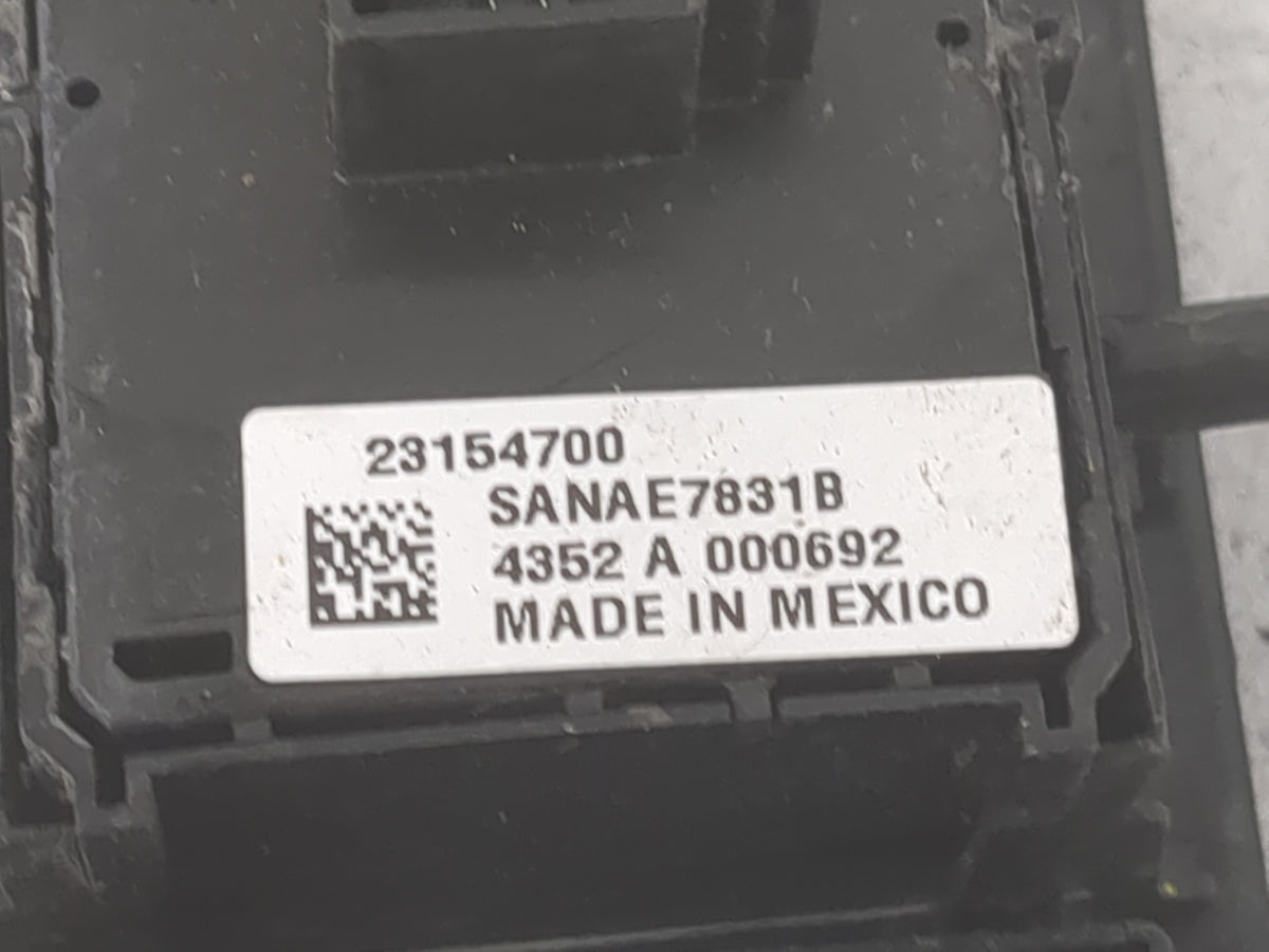 2014-2019 Chevrolet Silverado 1500 Master Power Window Switch Replacement Driver Side Left P/N:23154700 SANAE7831B Fits OEM