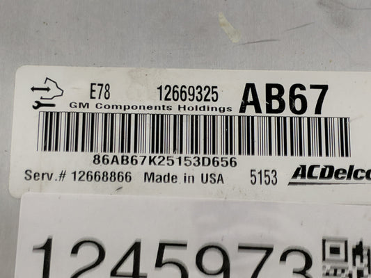 2012-2016 Chevrolet Sonic PCM Engine Control Computer ECU ECM PCU OEM Fits Fits 2011 2012 2013 2014 2015 2016 OEM Used Auto Parts