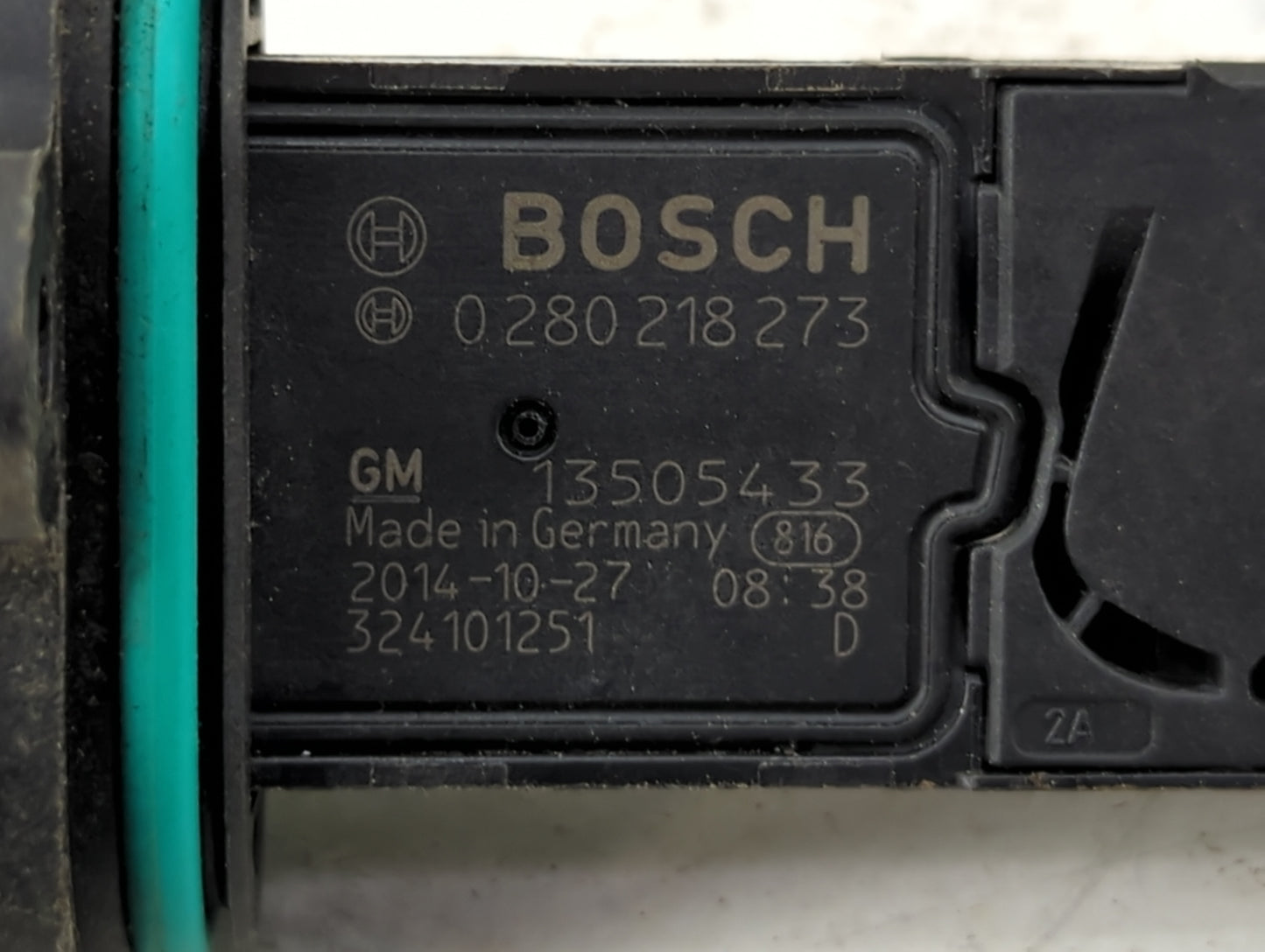 2012-2019 Chevrolet Sonic Mass Air Flow Meter Maf 1485996 - Oemusedautoparts1.com