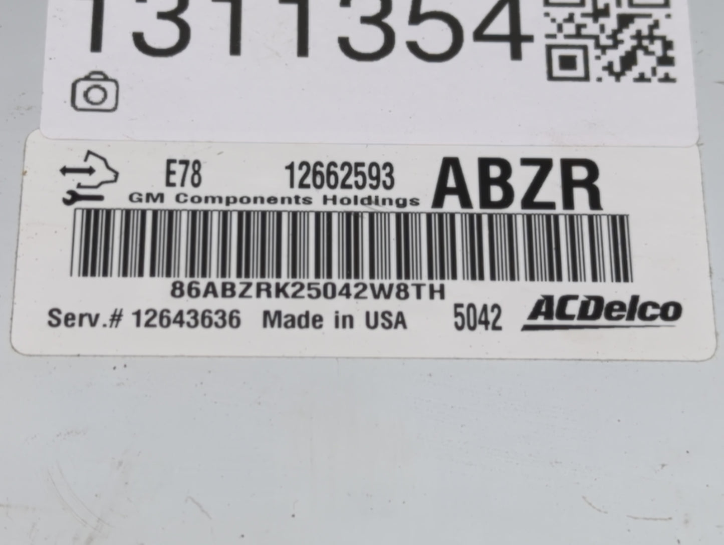2014-2015 Chevrolet Spark PCM Engine Control Computer ECU ECM PCU OEM P/N:12662593 Fits Fits 2011 2012 2013 2014 2015 2016 O