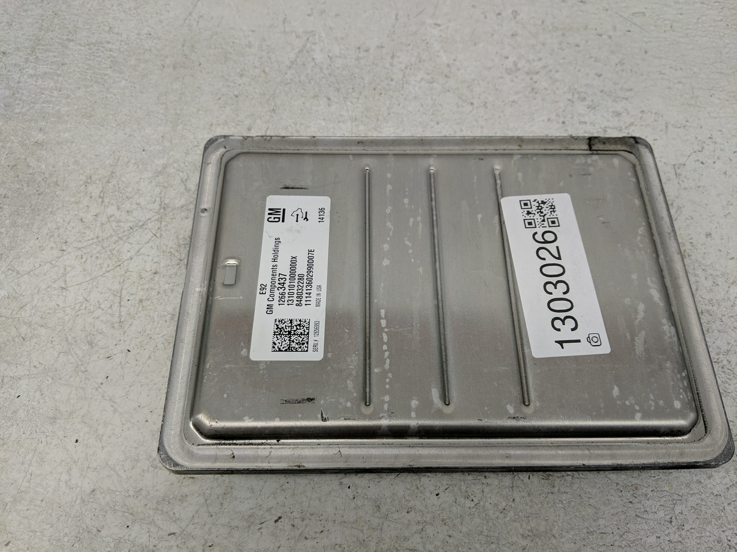 2015-2016 Chevrolet Tahoe PCM Engine Control Computer ECU ECM PCU OEM P/N:12663437 Fits Fits 2014 2015 2016 OEM Used Auto Pa