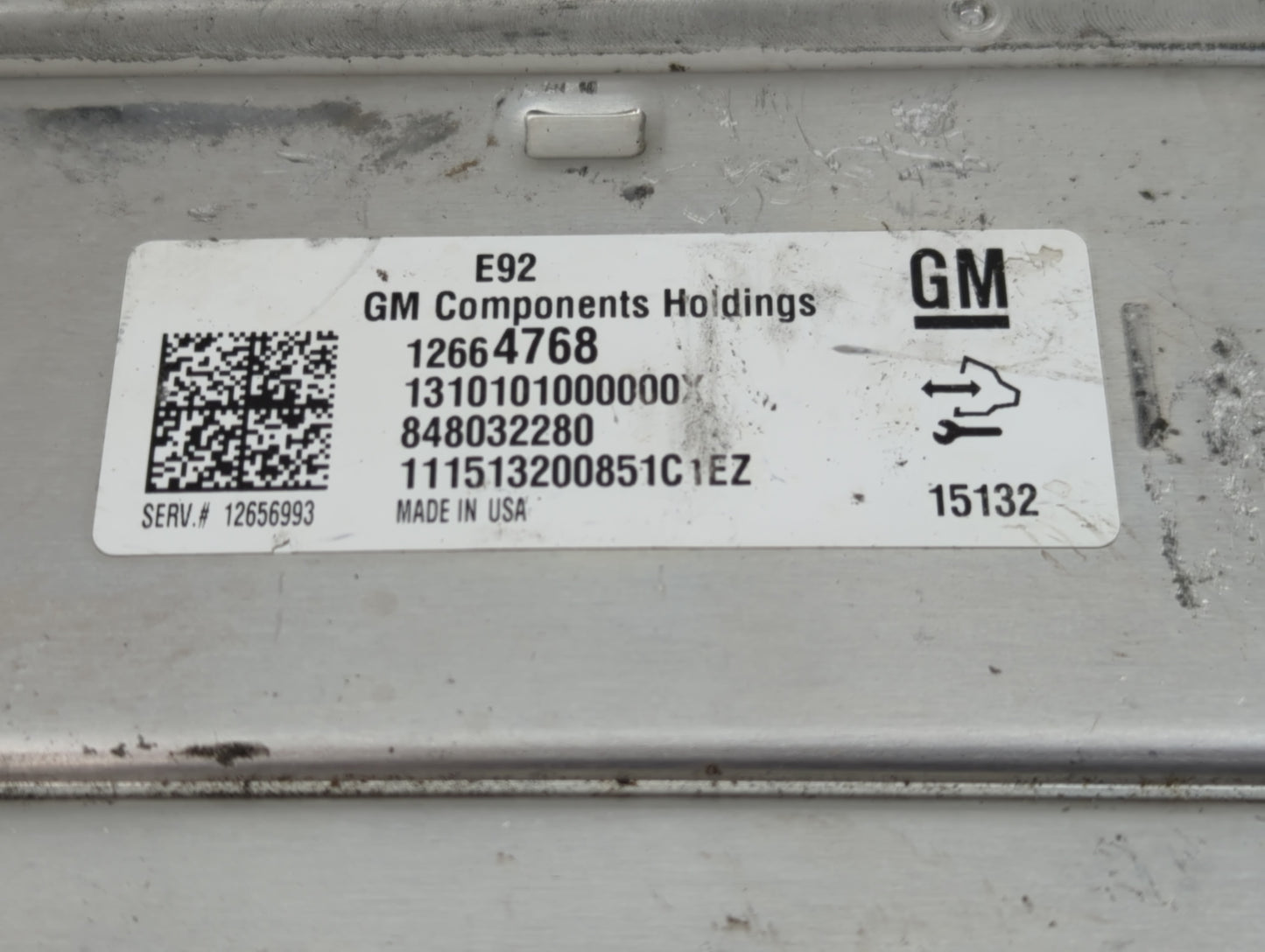 2015-2016 Chevrolet Tahoe PCM Engine Control Computer ECU ECM PCU OEM P/N:848032280 12664768 Fits Fits 2014 2015 2016 OEM Us