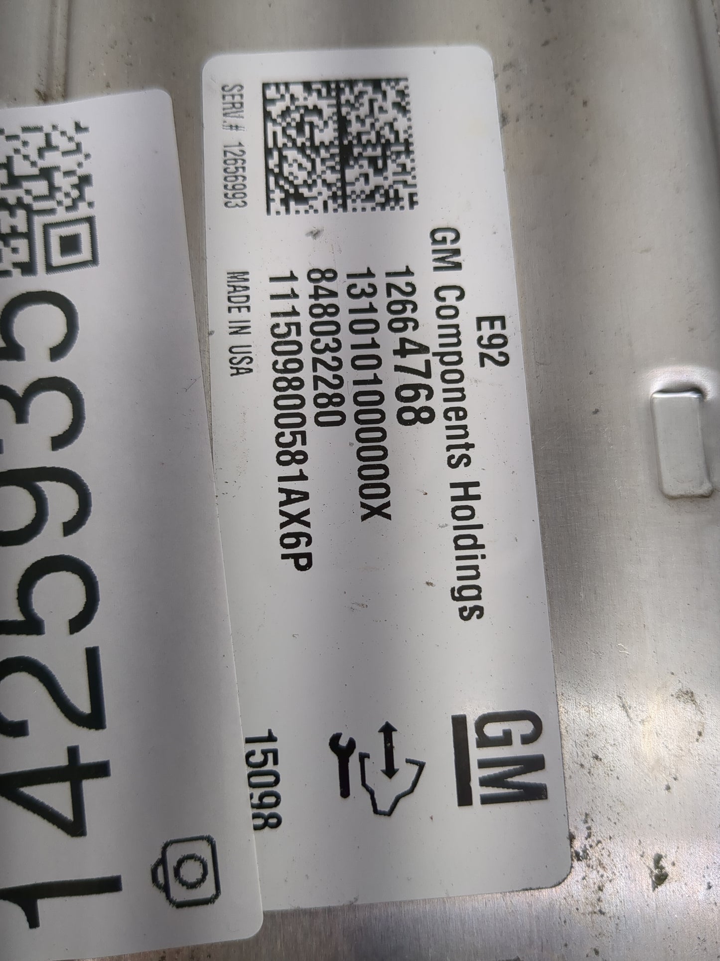2015-2016 Chevrolet Tahoe PCM Engine Control Computer ECU ECM PCU OEM P/N:12664768 13101010000000X Fits Fits 2014 2015 2016