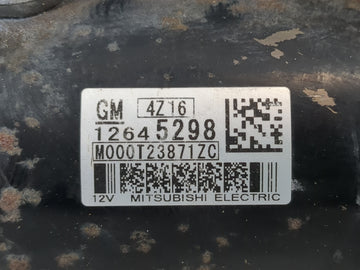 2015 Chevrolet Traverse Car Starter Motor Solenoid OEM P/N:12645298 Fits OEM Used Auto Parts