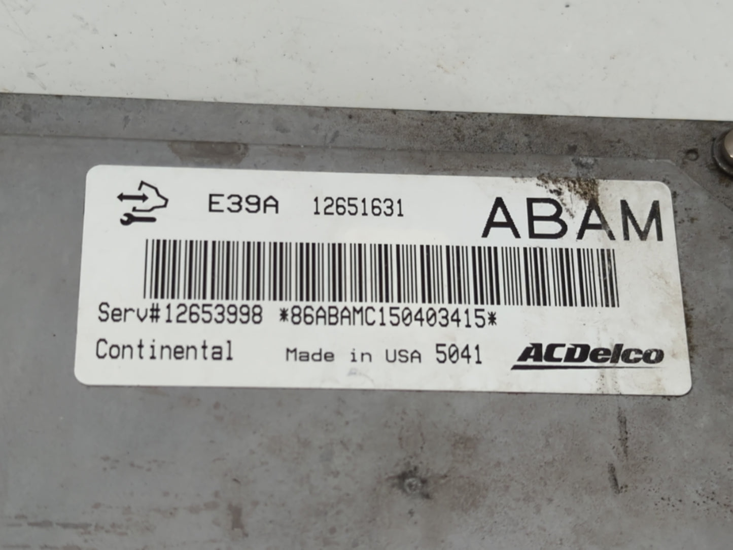 2013-2016 Chevrolet Traverse PCM Engine Control Computer ECU ECM PCU OEM P/N:12651631 Fits Fits 2013 2014 2015 2016 OEM Used