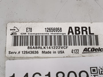 2013-2016 Chevrolet Trax PCM Engine Control Computer ECU ECM PCU OEM P/N:12656958 Fits Fits 2011 2012 2013 2014 2015 2016 OEM Used Auto Parts