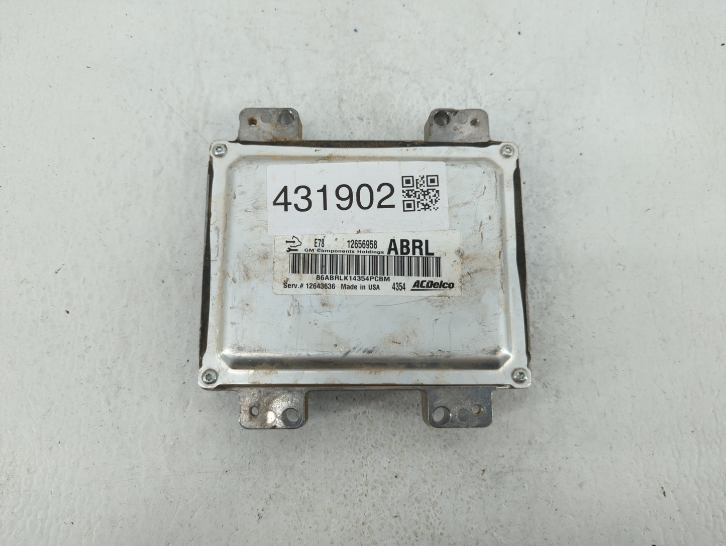 2013-2016 Chevrolet Trax PCM Engine Control Computer ECU ECM PCU OEM P/N:12656958 12655586 Fits Fits 2011 2012 2013 2014 201