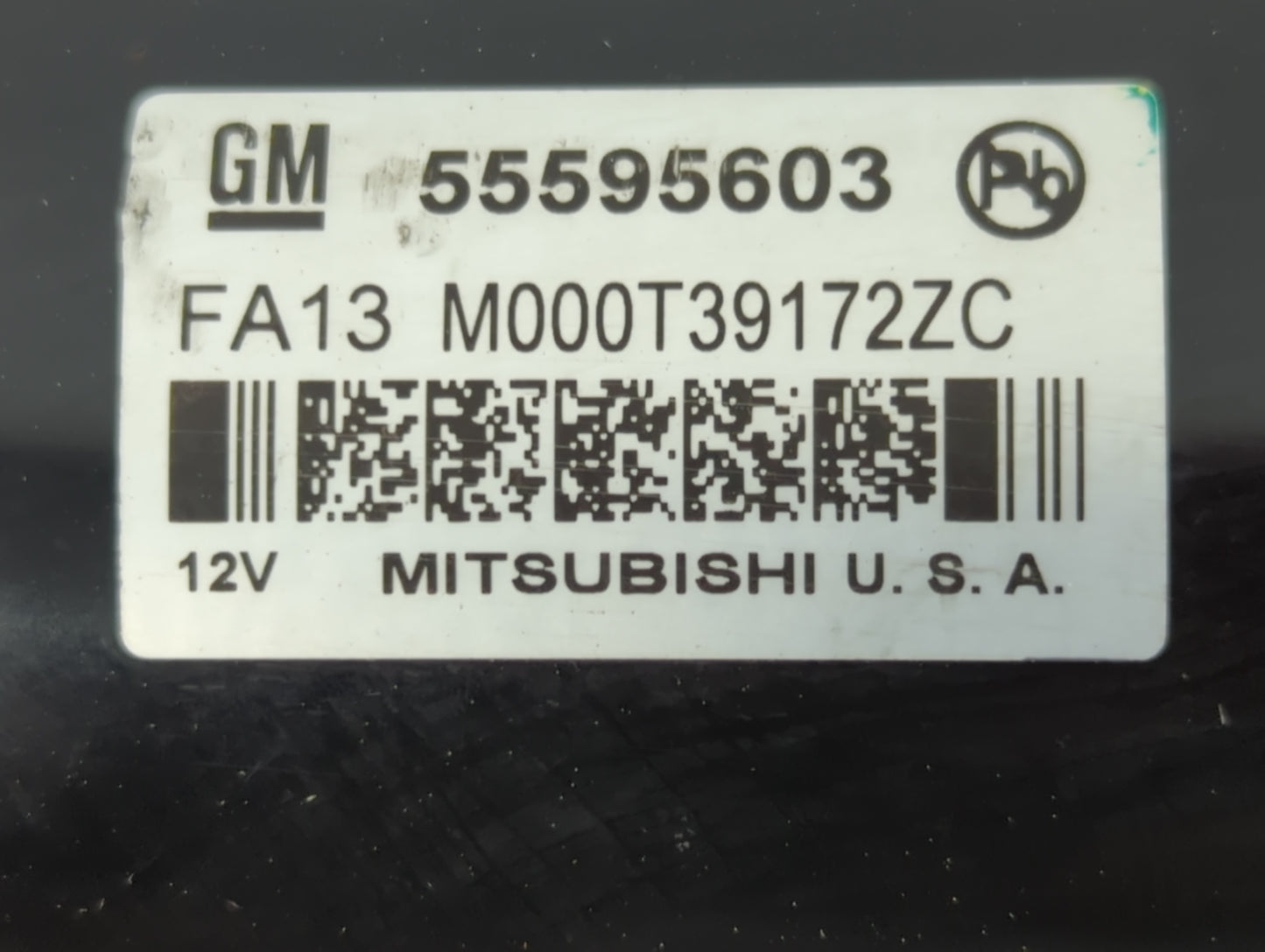 2013-2021 Chevrolet Trax Car Starter Motor Solenoid OEM P/N:M000T39172ZC 55595603 Fits OEM Used Auto Parts - Oemusedautopart