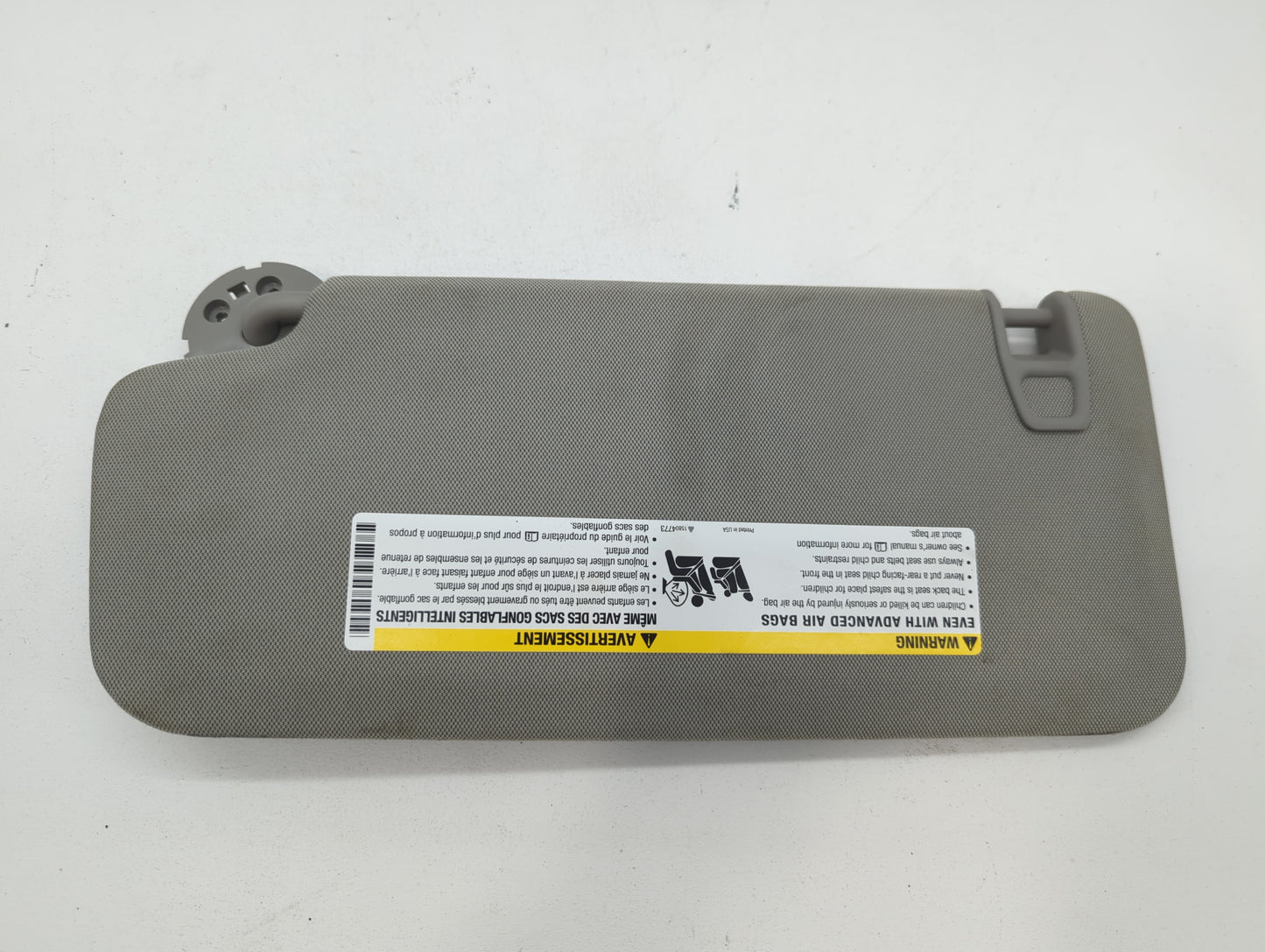 2015-2016 Chevrolet Trax Sun Visor Shade Replacement Passenger Right Mirror Fits Fits 2015 2016 OEM Used Auto Parts - Oemuse