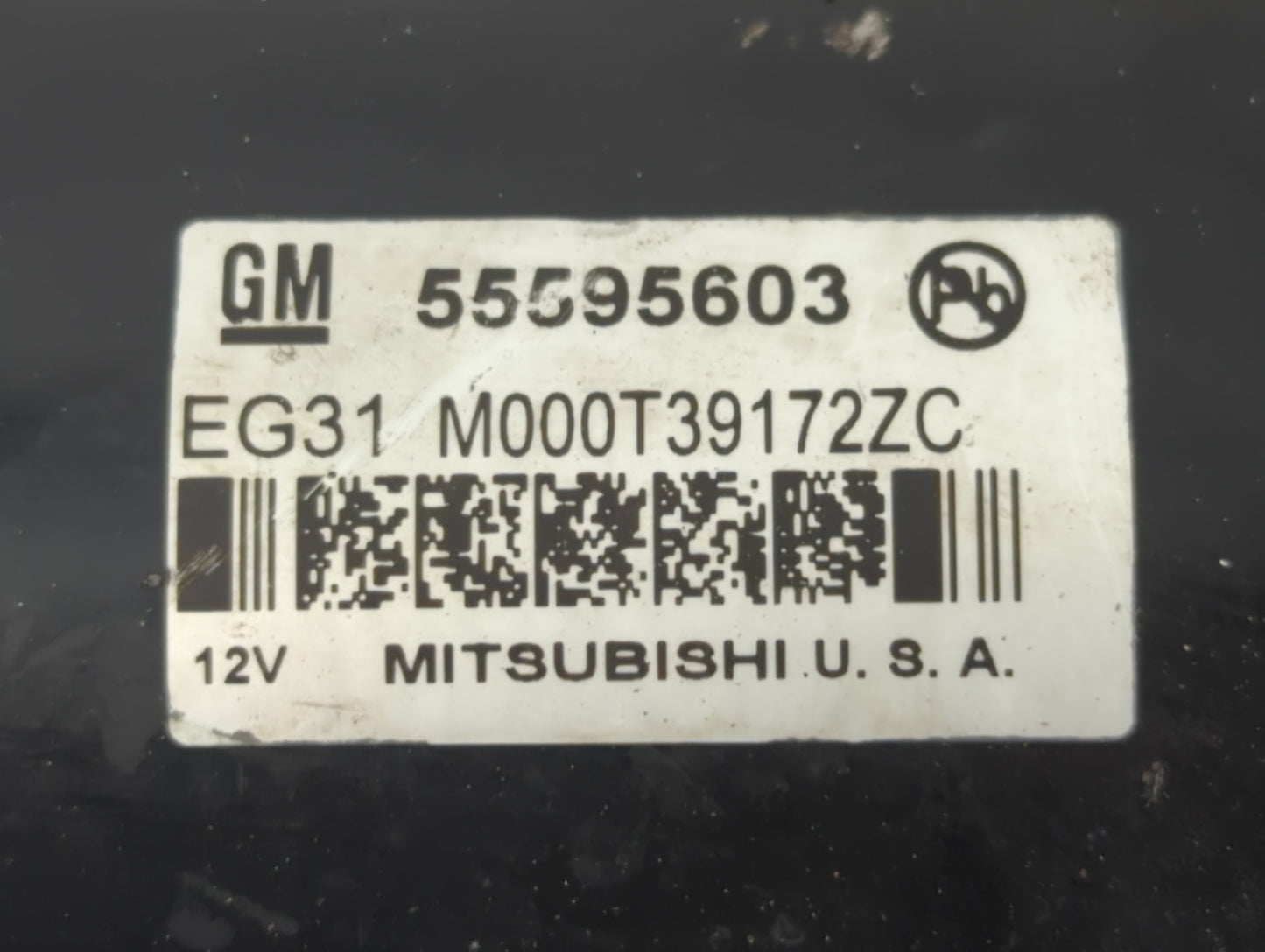 2013-2021 Chevrolet Trax Car Starter Motor Solenoid OEM P/N:55595603 M000T39173ZC Fits OEM Used Auto Parts - Oemusedautopart