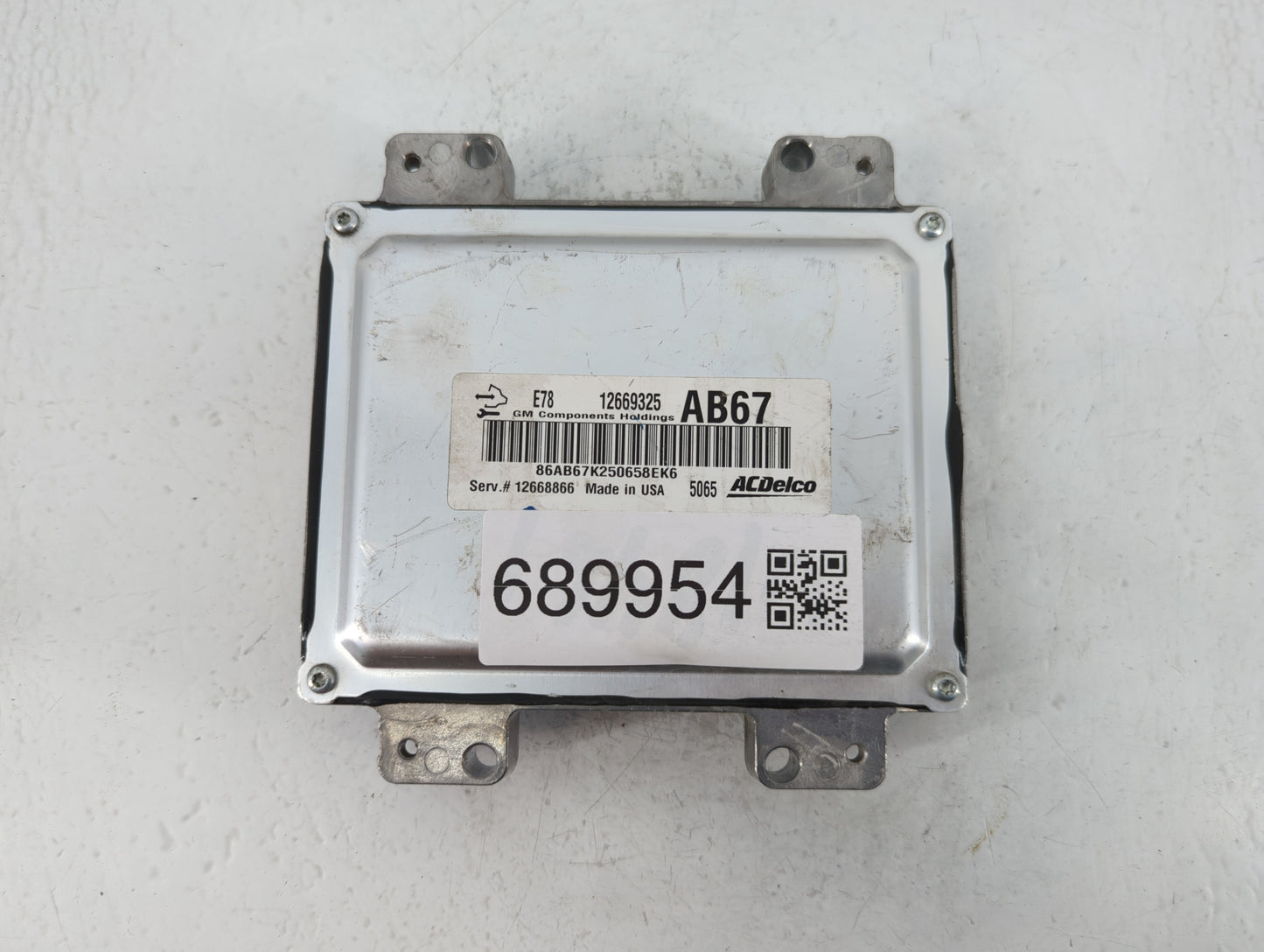 2013-2016 Chevrolet Trax PCM Engine Control Computer ECU ECM PCU OEM P/N:12669325 AB67 Fits Fits 2011 2012 2013 2014 2015 20