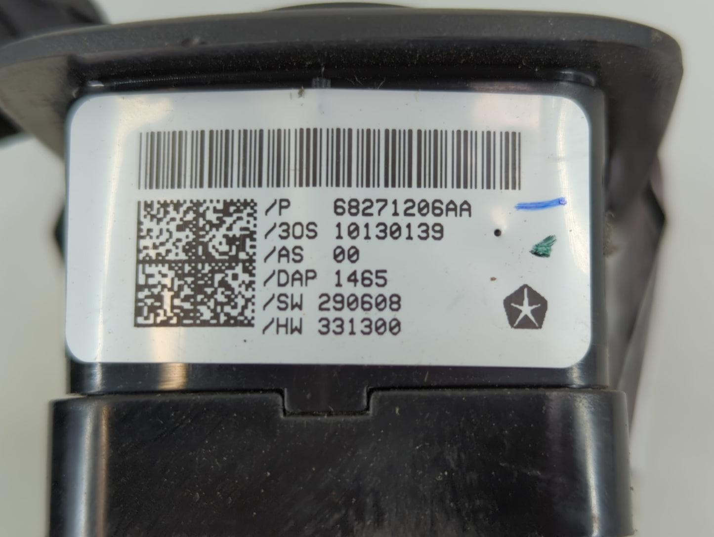 2015-2017 Chrysler 200 Master Power Window Switch Replacement Driver Side Left P/N:68271206AA Fits OEM Used Auto Parts - Oem