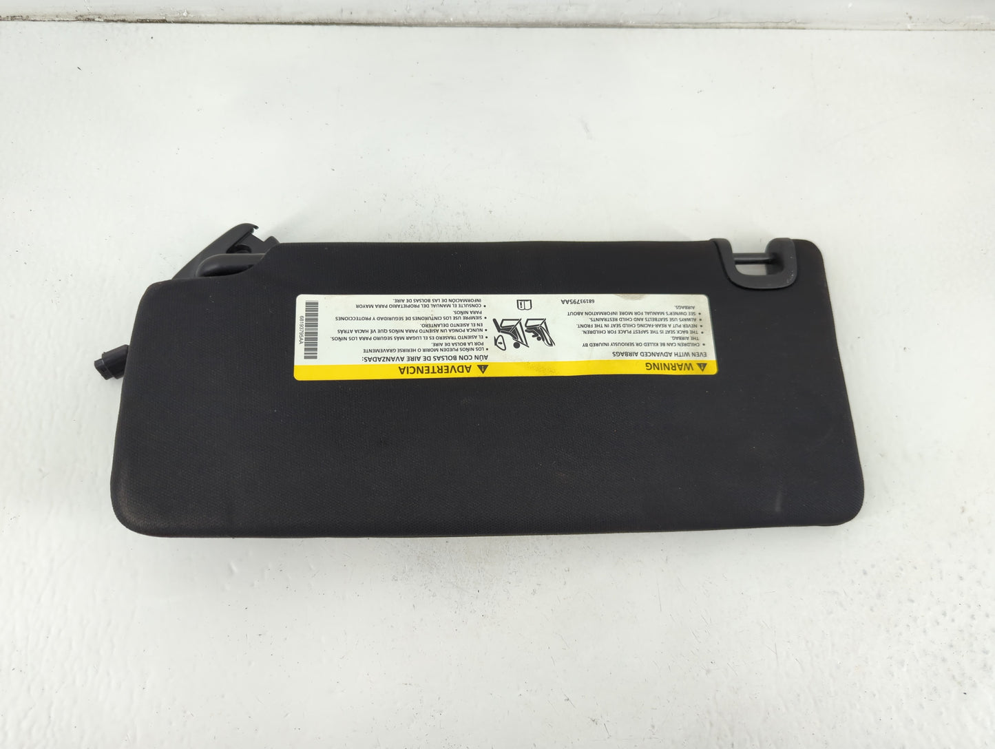 2015 Chrysler 200 Sun Visor Shade Replacement Passenger Right Mirror Fits OEM Used Auto Parts - Oemusedautoparts1.com
