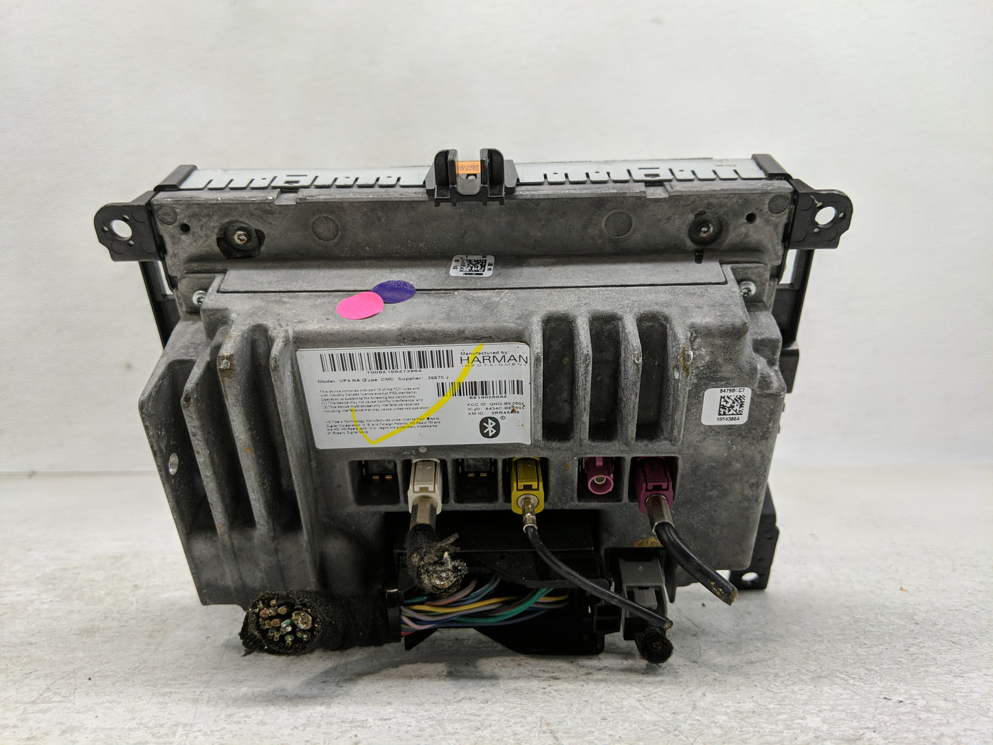 2015 Chrysler 200 Radio AM FM Cd Player Receiver Replacement Fits OEM Used Auto Parts - Oemusedautoparts1.com
