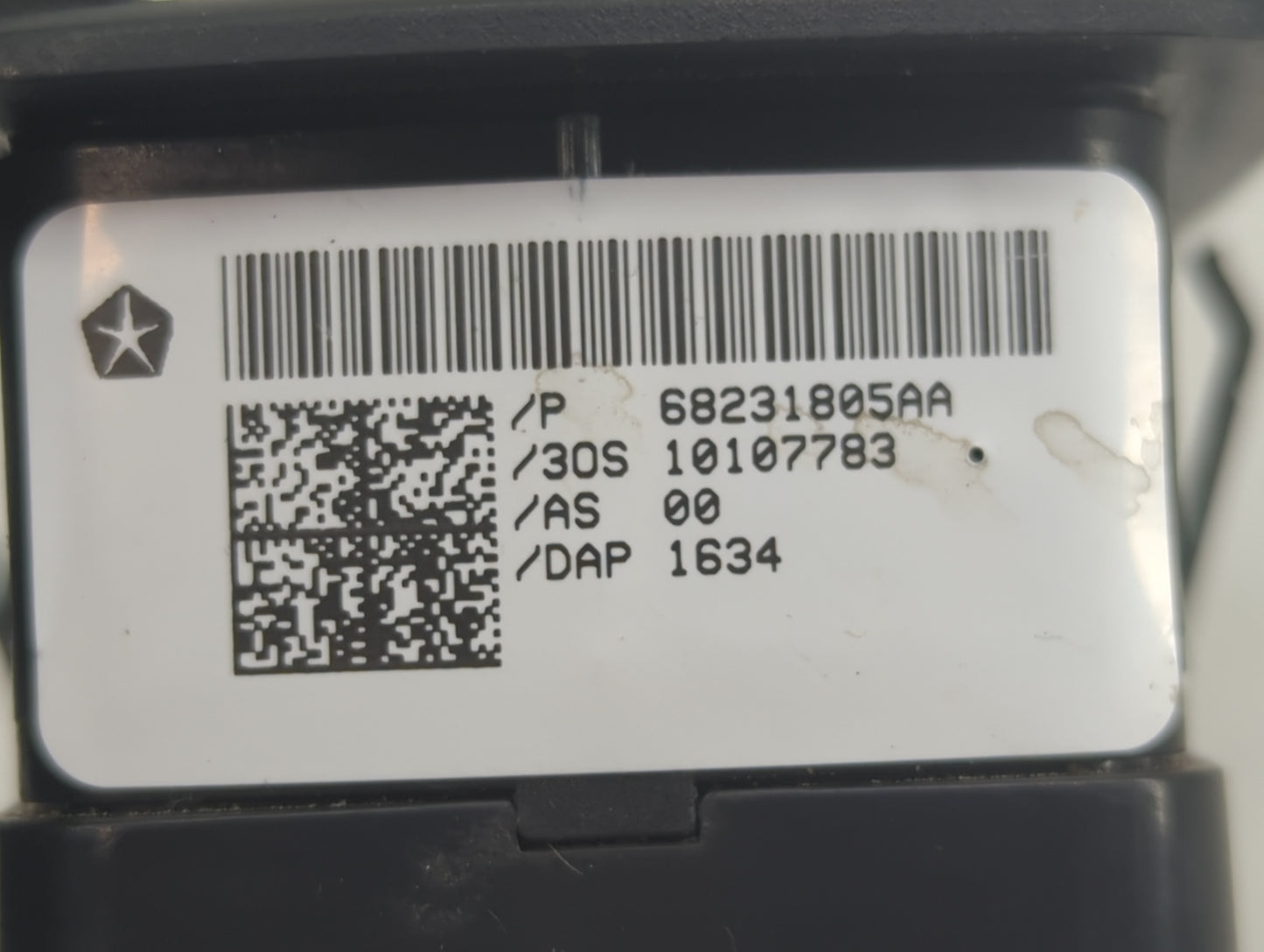2015-2017 Chrysler 200 Master Power Window Switch Replacement Driver Side Left P/N:68231805AA Fits OEM Used Auto Parts - Oem