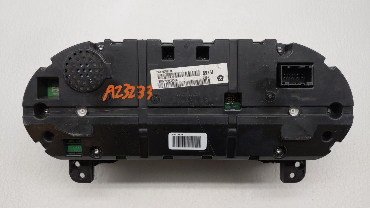 2015 Chrysler 200 Instrument Cluster Speedometer Gauges P/N:P68105897AH P68105897AI, P68105897AK, P68105897AJ Fits OEM Used