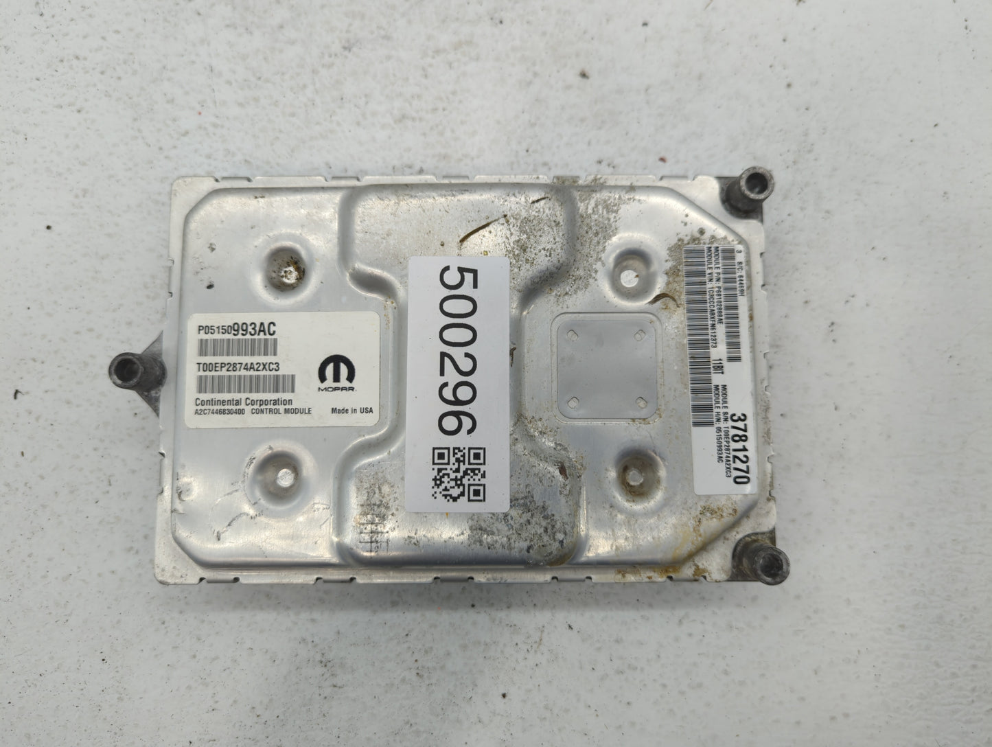 2015 Chrysler 200 PCM Engine Control Computer ECU ECM PCU OEM P/N:P05150993AC P68258531AA, P68102888AG, P68102888AC Fits OEM
