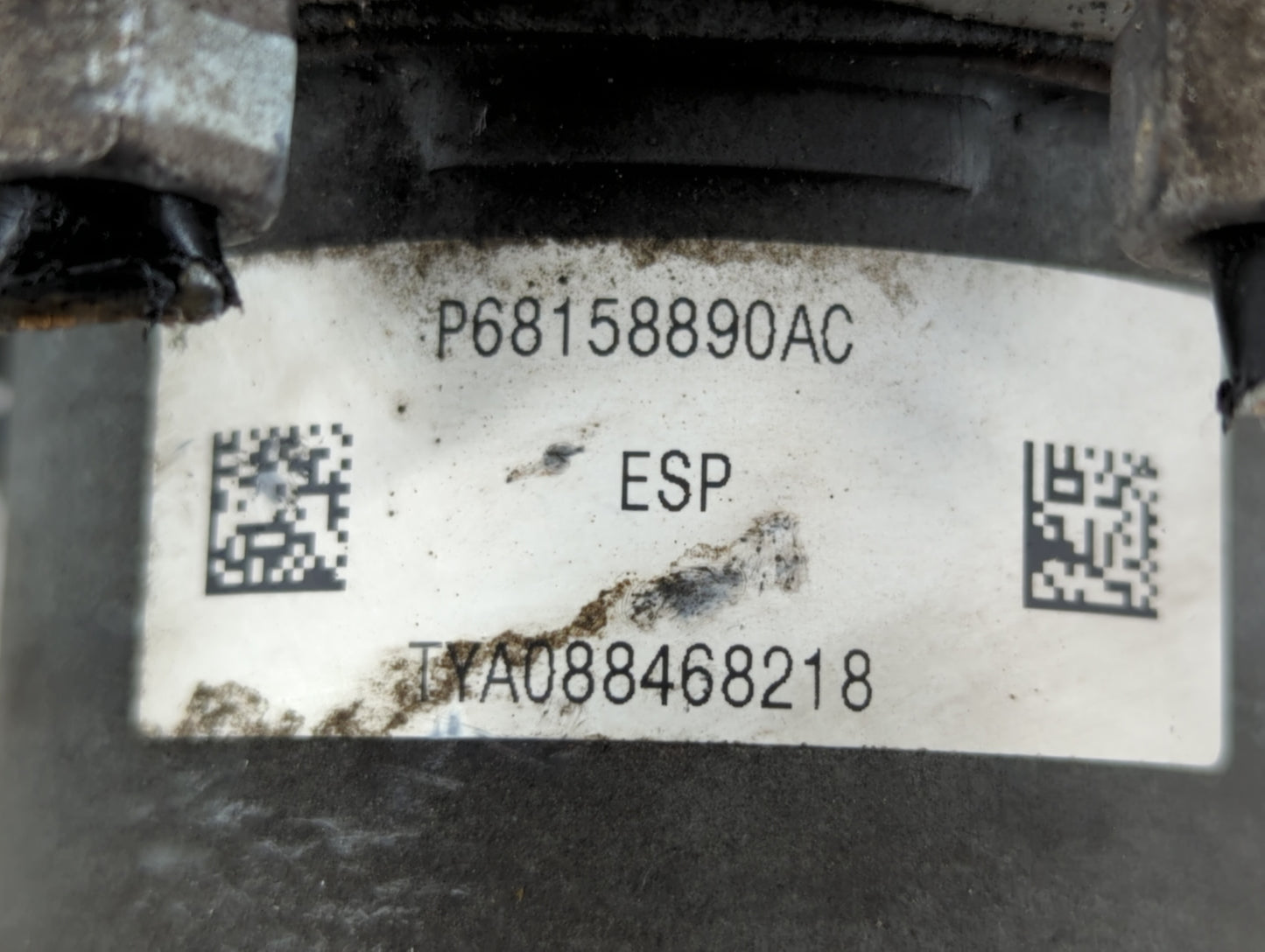 2015 Chrysler 200 ABS Pump Control Module Replacement P/N:P68158890AC Fits OEM Used Auto Parts - Oemusedautoparts1.com
