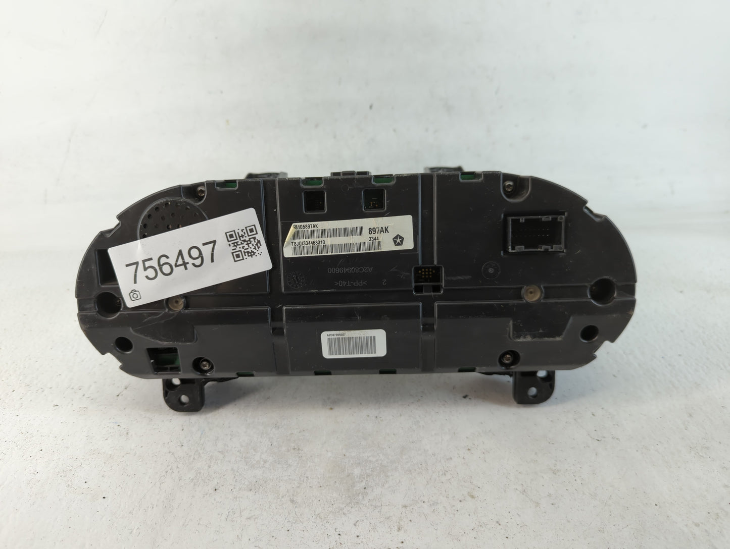 2015 Chrysler 200 Instrument Cluster Speedometer Gauges P/N:P68105897AK Fits OEM Used Auto Parts - Oemusedautoparts1.com