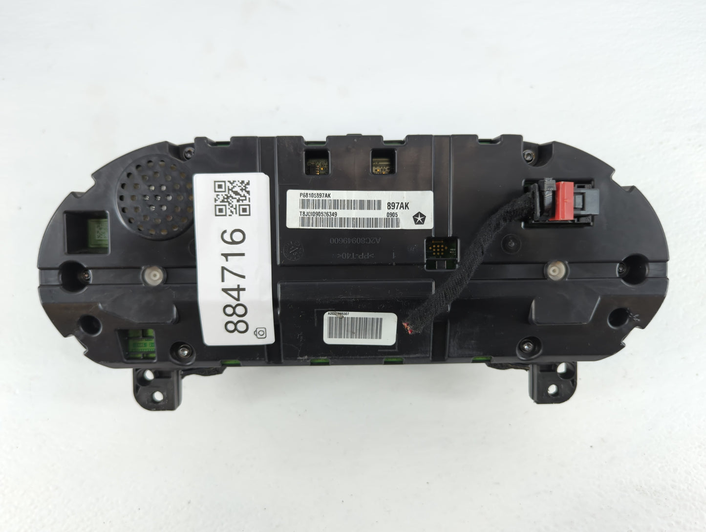 2015 Chrysler 200 Instrument Cluster Speedometer Gauges P/N:P68105897AK Fits OEM Used Auto Parts - Oemusedautoparts1.com