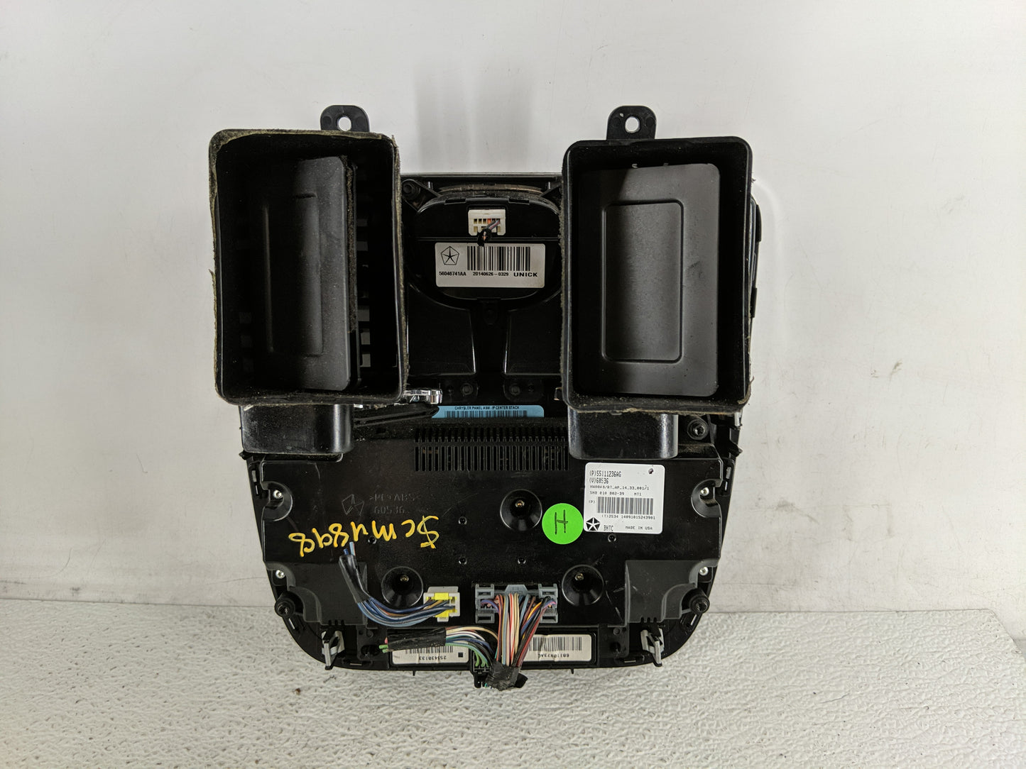 2011-2016 Chrysler Town & Country Climate Control Module Temperature AC/Heater Replacement P/N:56046741AA Fits OEM Used Auto