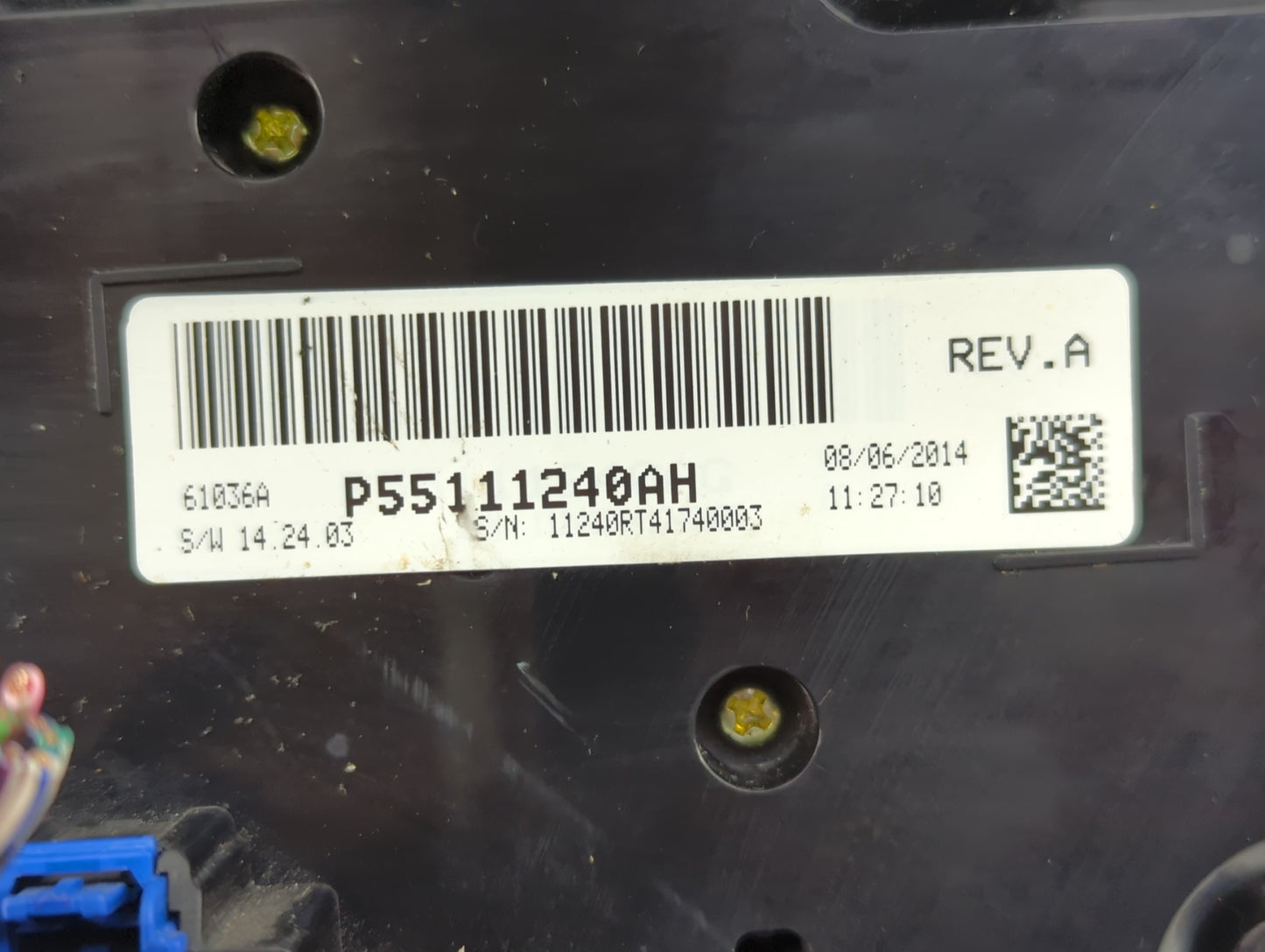 2015 Dodge Caravan Climate Control Module Temperature AC/Heater Replacement P/N:P55111240AH Fits OEM Used Auto Parts - Oemus