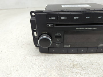 2015 Dodge Caravan Radio AM FM Cd Player Receiver Replacement P/N:05091257AC Fits Fits 2012 2013 2014 2016 2017 2018 2019 2020 OEM Used Auto Parts