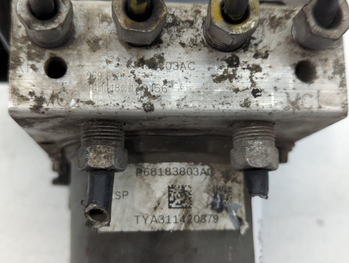 2015 Dodge Caravan Anti-Lock Brake ABS Pump Module Actuator OEM P/N:68186803AC Fits Fits 2016 2017 2018 2019 2020 OEM Used A