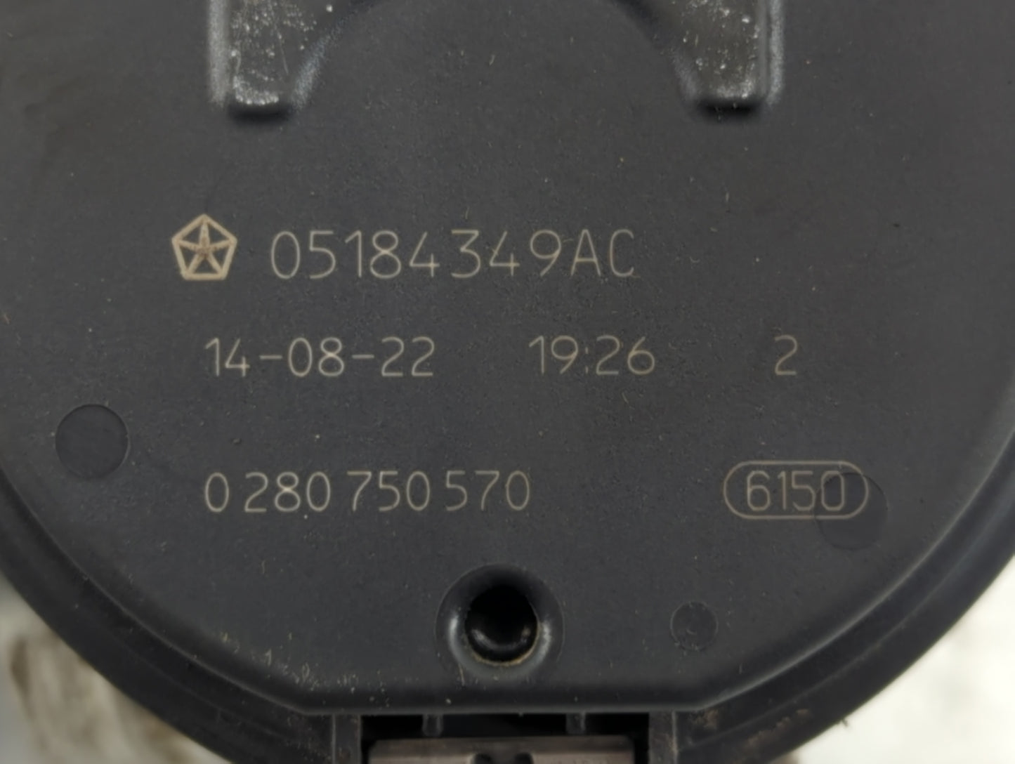 2015 Dodge Caravan Throttle Body P/N:0 280 750 570 05184349AC Fits Fits 2011 2012 2013 2014 2016 2017 2018 2019 2020 2021 20
