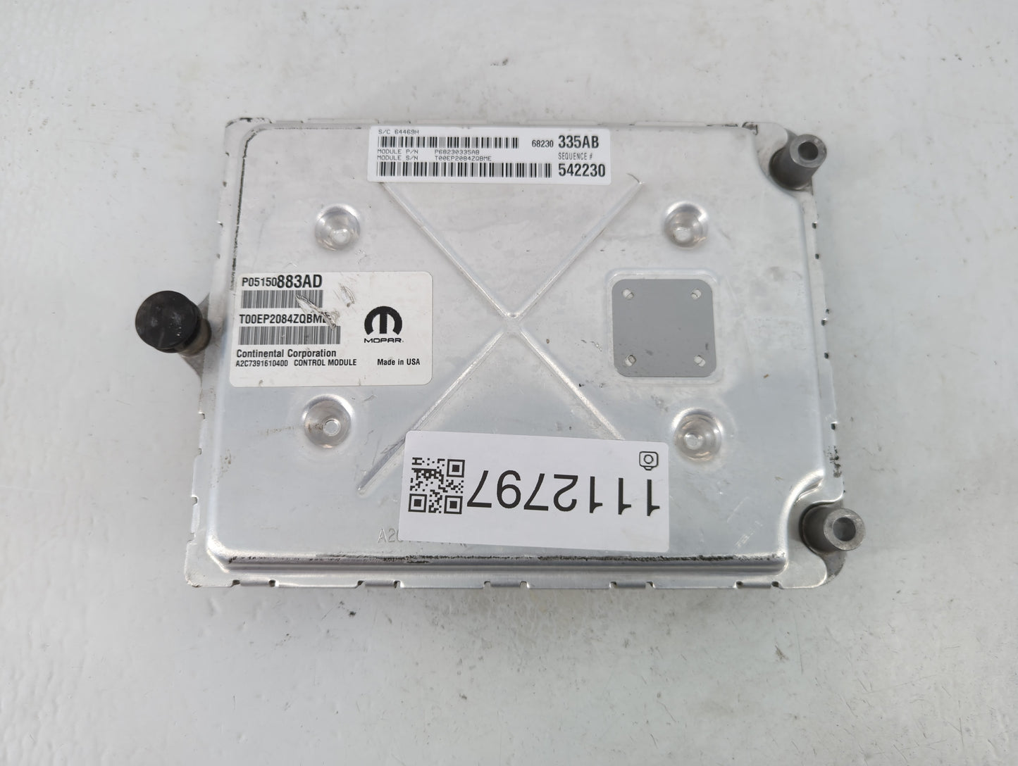 2015 Dodge Challenger PCM Engine Control Computer ECU ECM PCU OEM P/N:P68230335AB Fits OEM Used Auto Parts - Oemusedautopart