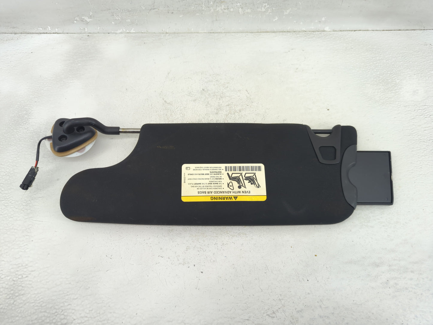 2015-2017 Dodge Challenger Sun Visor Shade Replacement Passenger Right Mirror Fits Fits 2015 2016 2017 OEM Used Auto Parts -