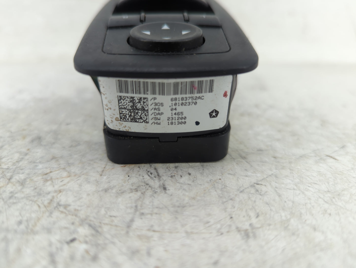 2015-2022 Dodge Challenger Master Power Window Switch Replacement Driver Side Left P/N:68183752AC Fits OEM Used Auto Parts -