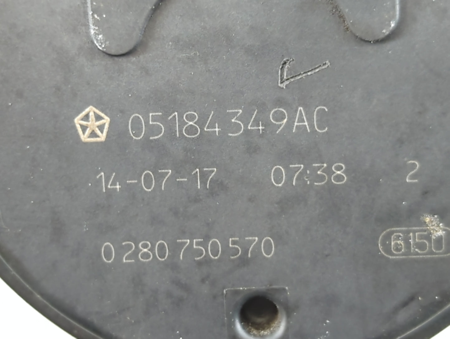 2011-2022 Dodge Challenger Throttle Body P/N:0 280 750 570 05184349AC Fits OEM Used Auto Parts - Oemusedautoparts1.com
